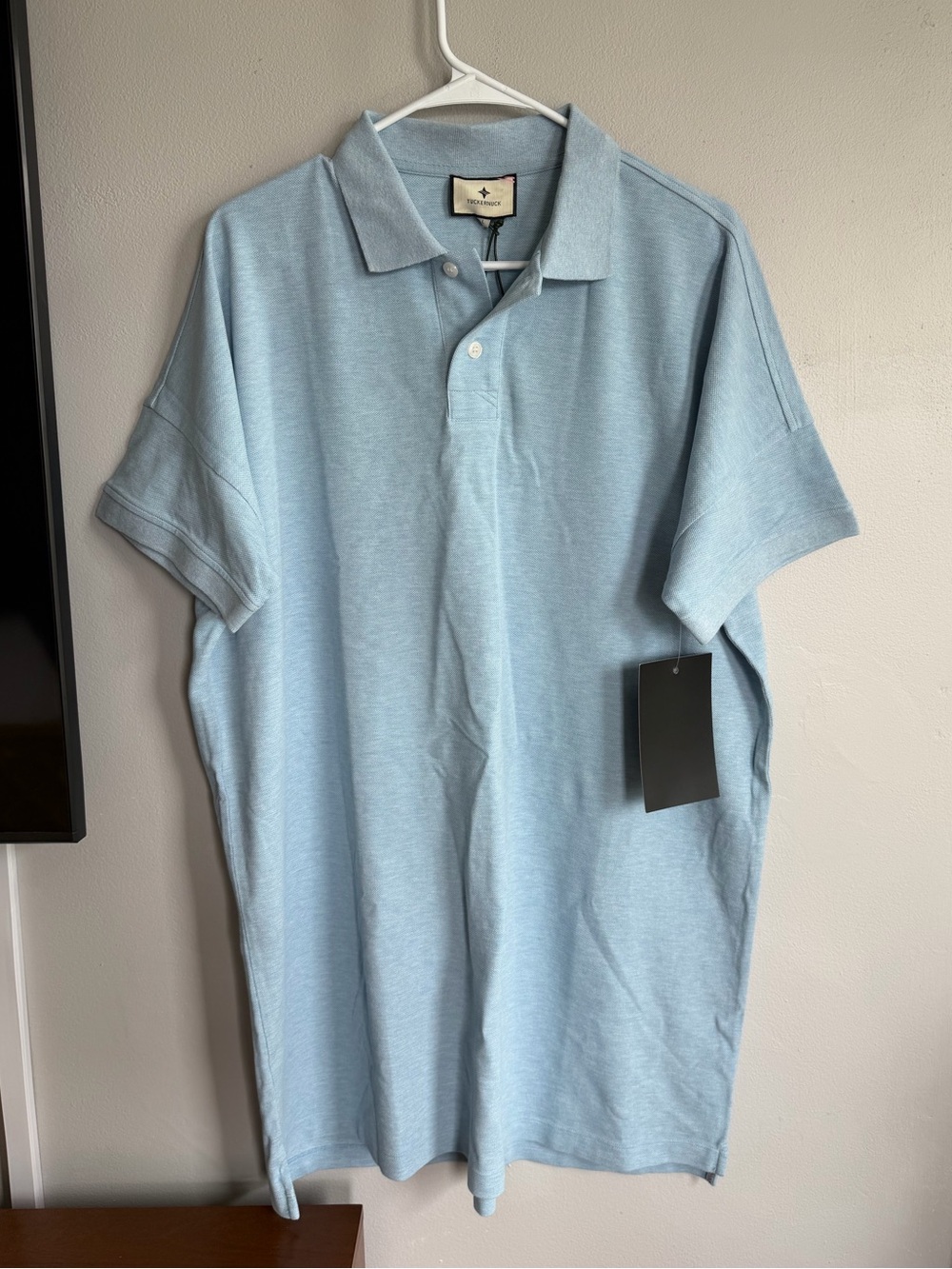 NWT Tuckernuck Light Blue Polo Dress Size L